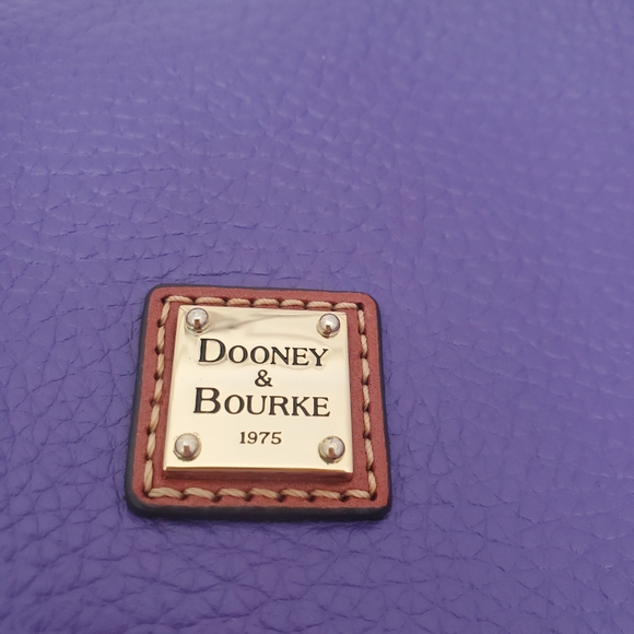 Dooney & Bourke Purple Leather Crossbody Bag - Picture 2 of 12
